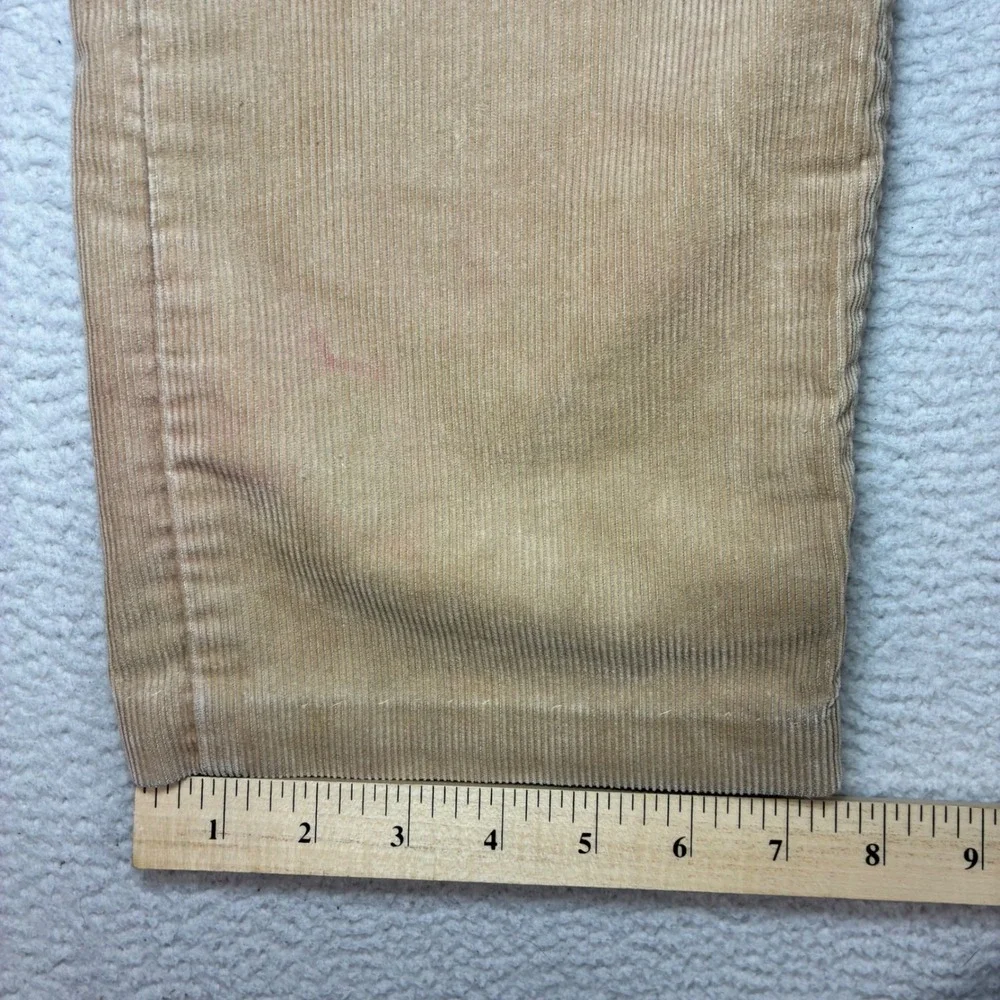 Vintage Levis 505 Corduroy Pants Men 32x34 Brown Straight Preppy 80s Made USA